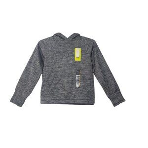 All In Motion Youth Pullover Hoodie L (10/12) Heather Gray with Thumbholes, NWT